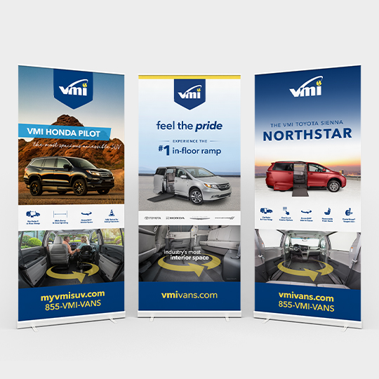 3 VMI pull-up banner designs