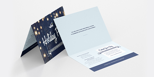 Folded Invitation Card Design