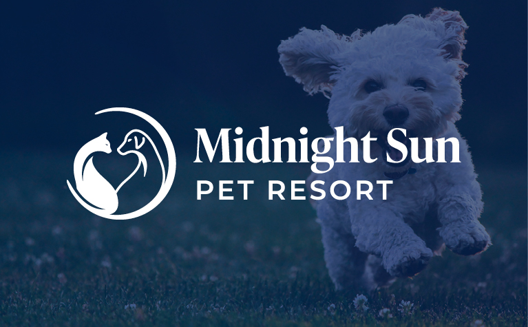 Midnight Sun Pet Resort Logo